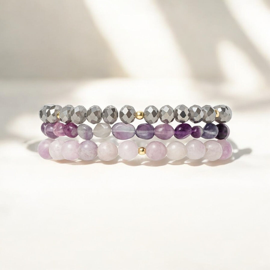 Lepidolite Glow Apple Watch Strap