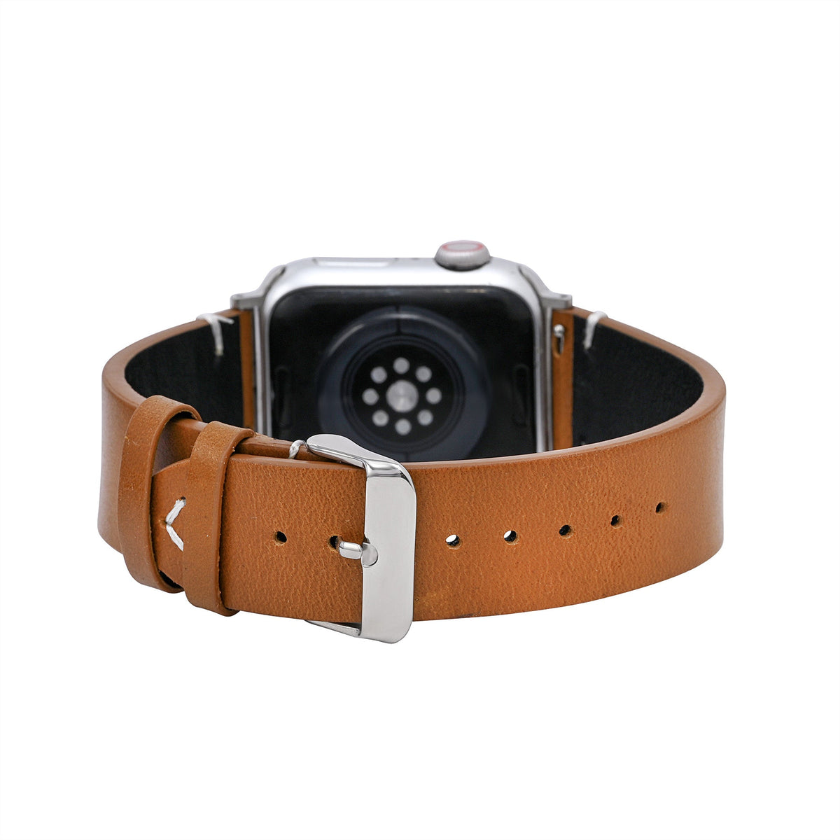 Men’s Brown Leather Apple Watch Strap