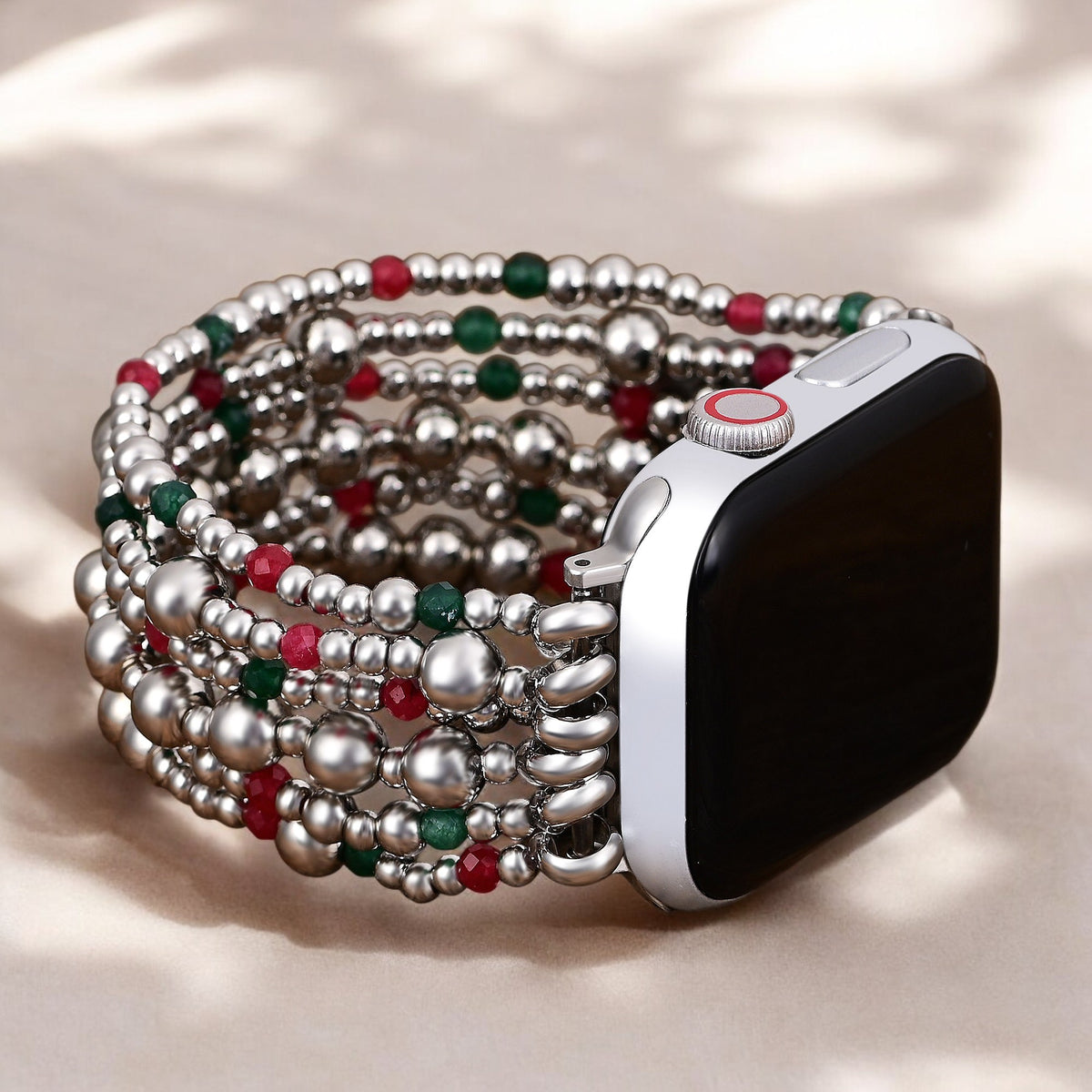 Christmas Silver Magic Apple Watch Strap