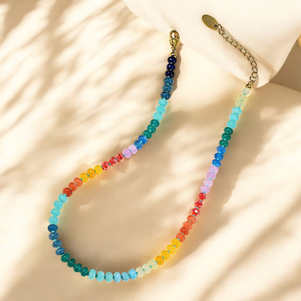 Rainbow Glow Stone Necklace