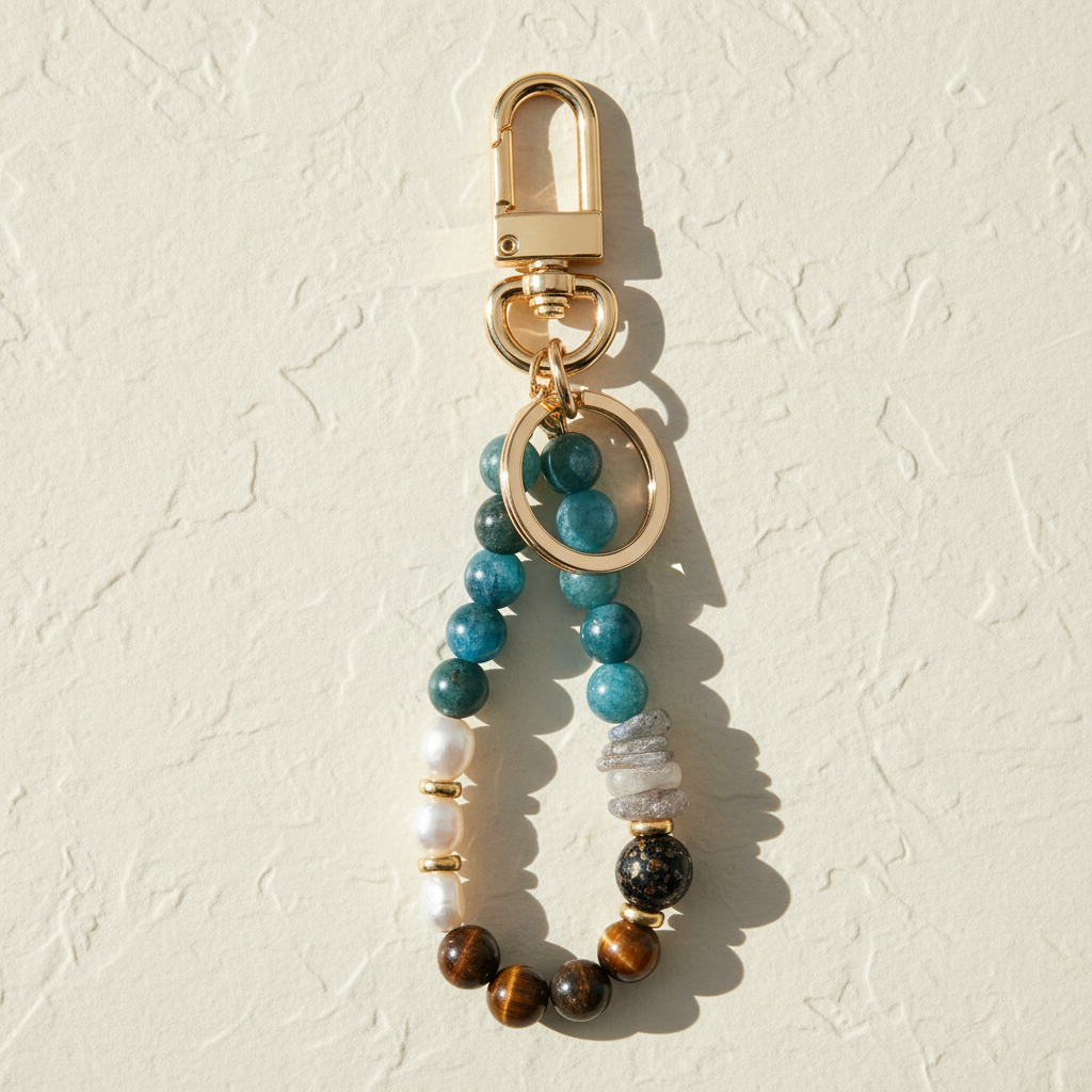 Apatite Harmony Bag Charm