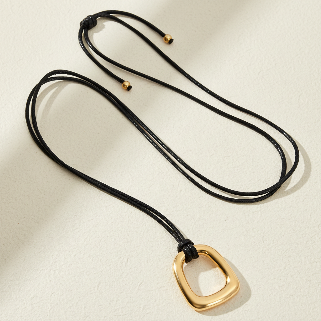 Geometric Gold Necklace