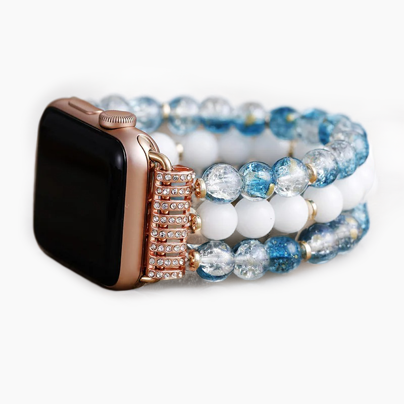 Crystal Jade Frost Stretch Watch Strap
