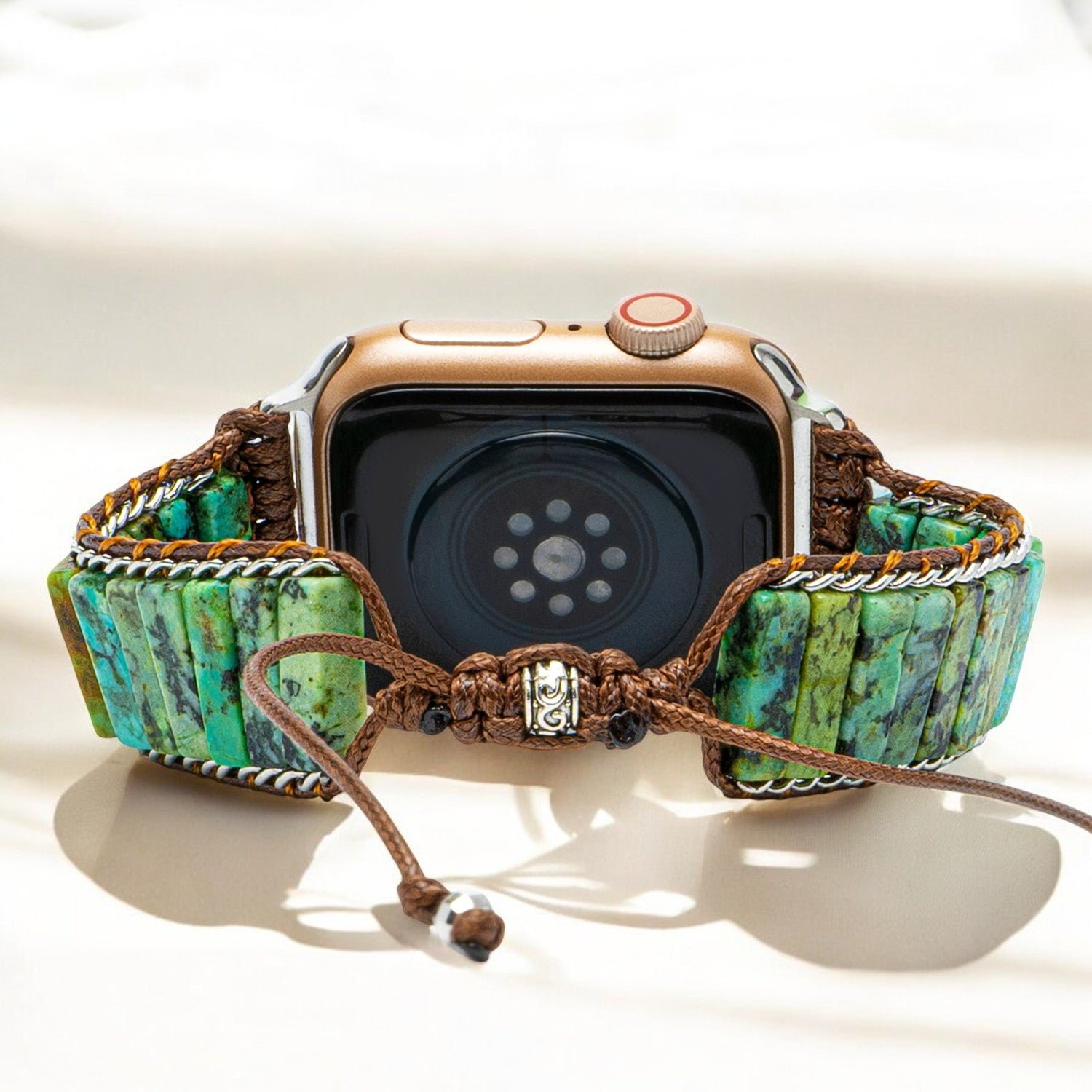 Men's African Turquoise Apple Watch Strap