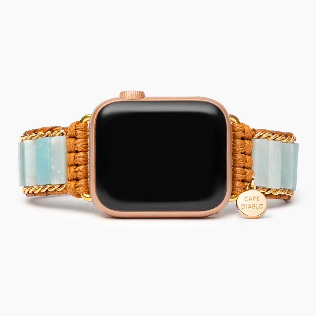 Amazonite Protection Apple Watch Strap - Cape Diablo