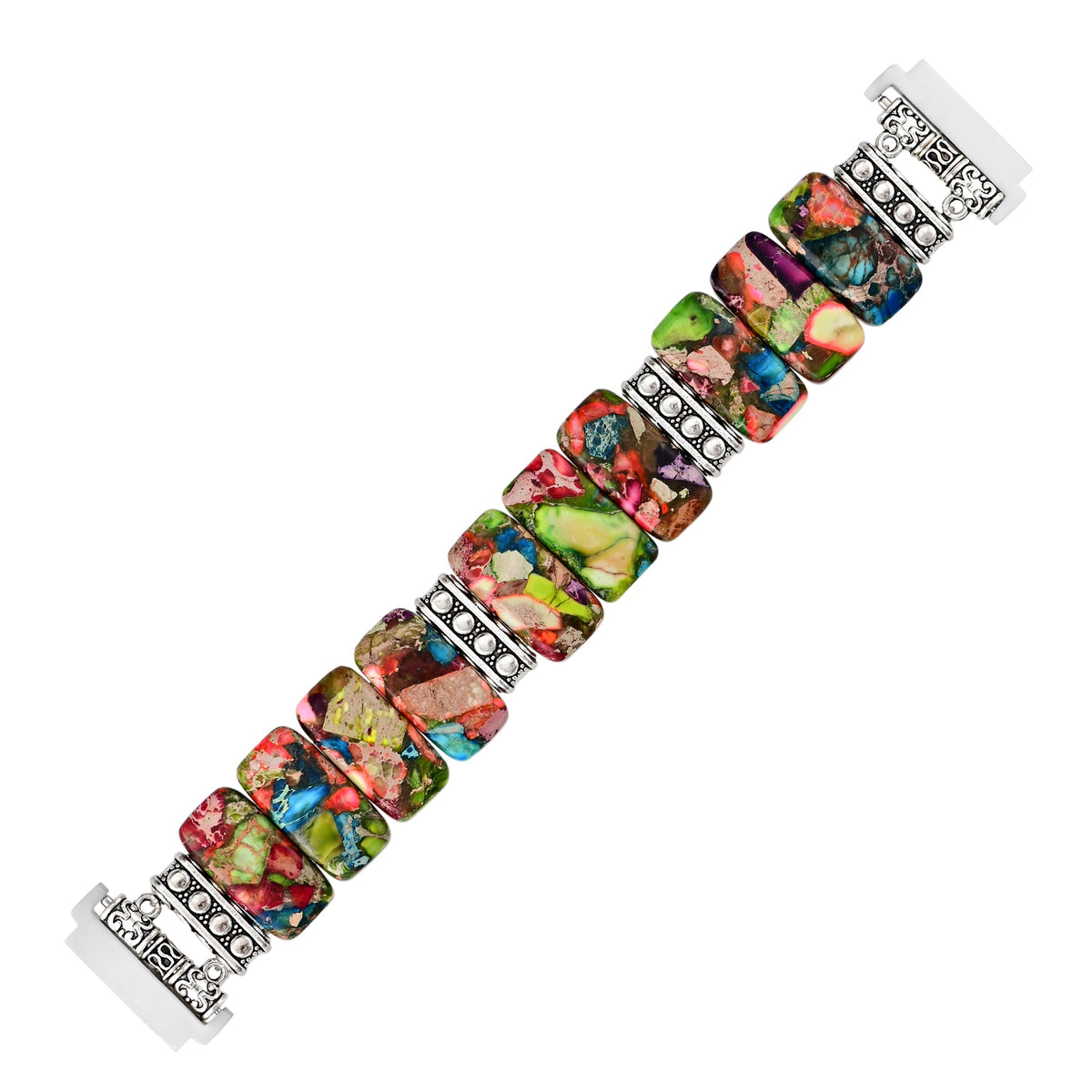 Chic Flower Samsung Galaxy Stretch Watch Strap - Cape Diablo
