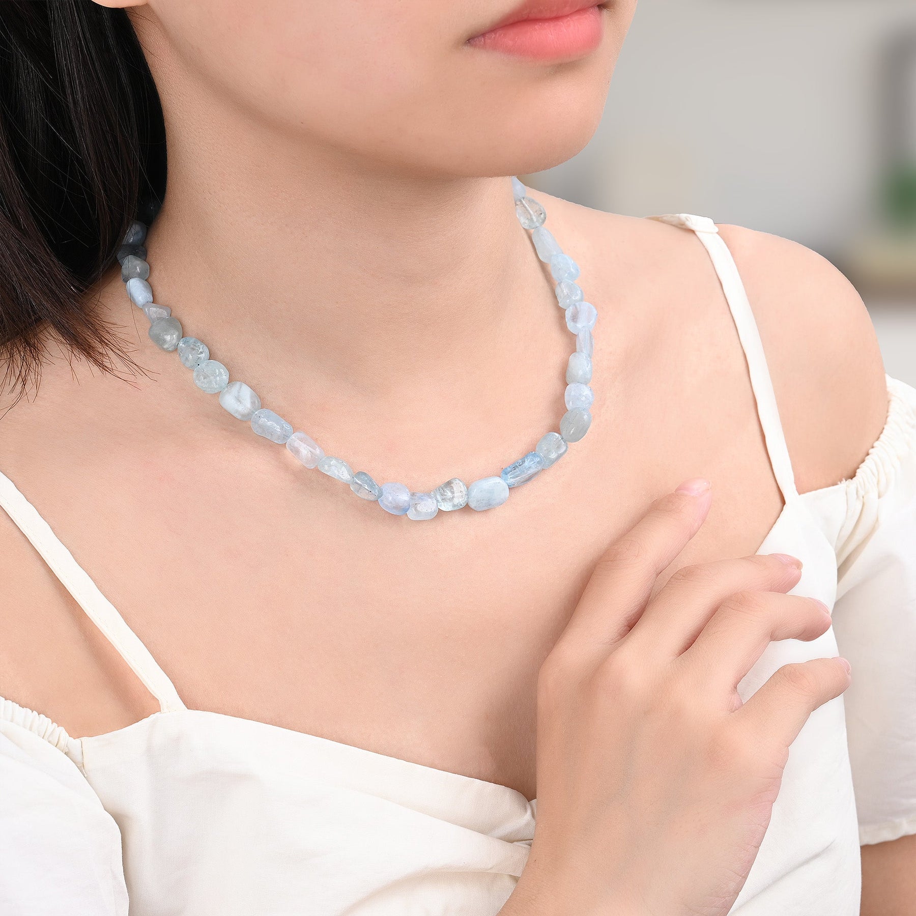 Serenity Aquamarine Necklace