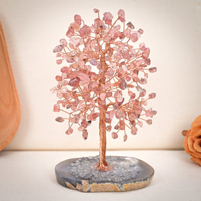 Strawberry Quartz Tree of Life