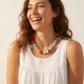 Chunky Rainbow Glow Necklace