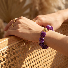 Amethyst Dream Chunky Bracelet