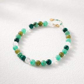 Chunky Teal Beaded Necklace