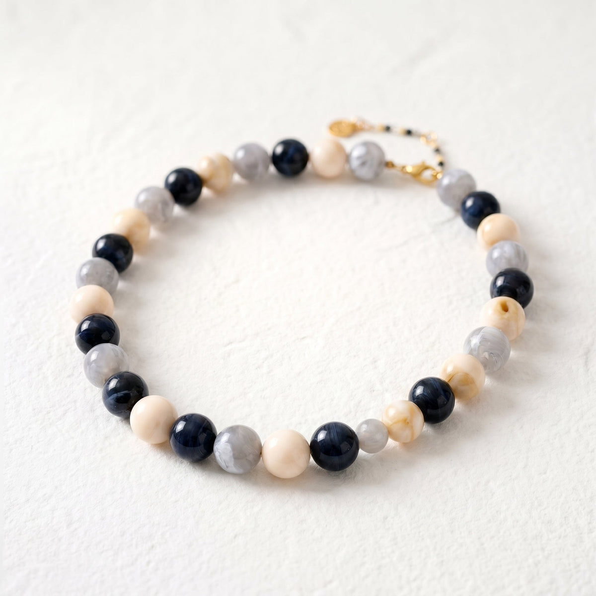 Chunky Coastal Beaded Necklace