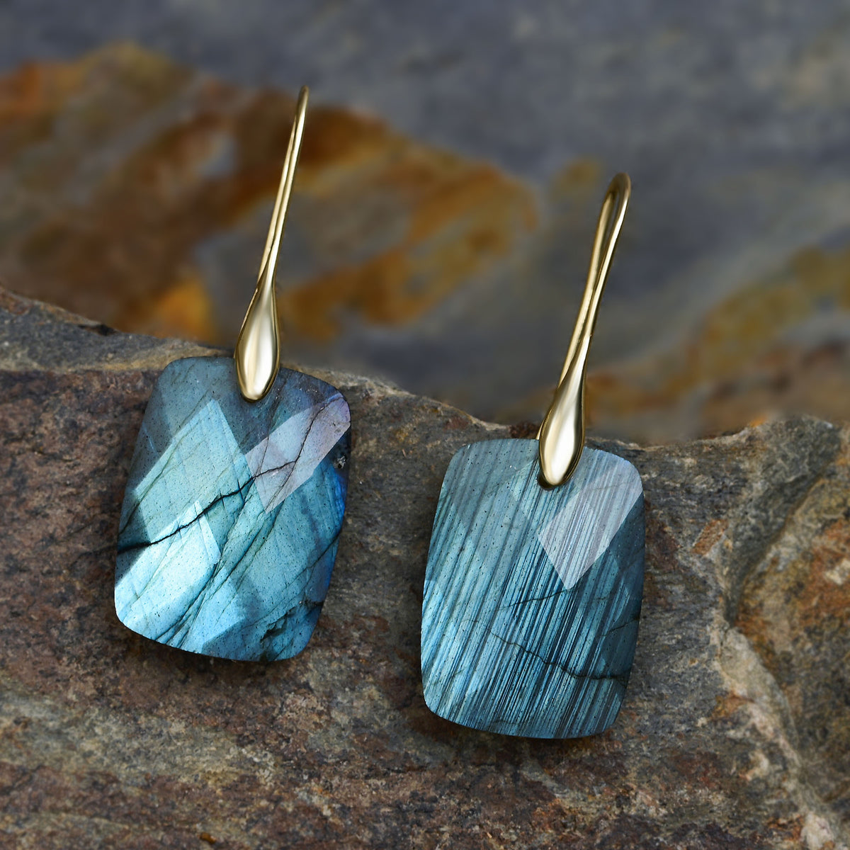 Labradorite Glow Drops Earrings