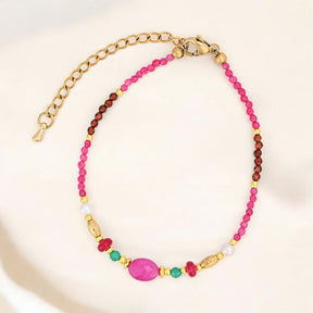 Ruby Jade Harmony Bracelet