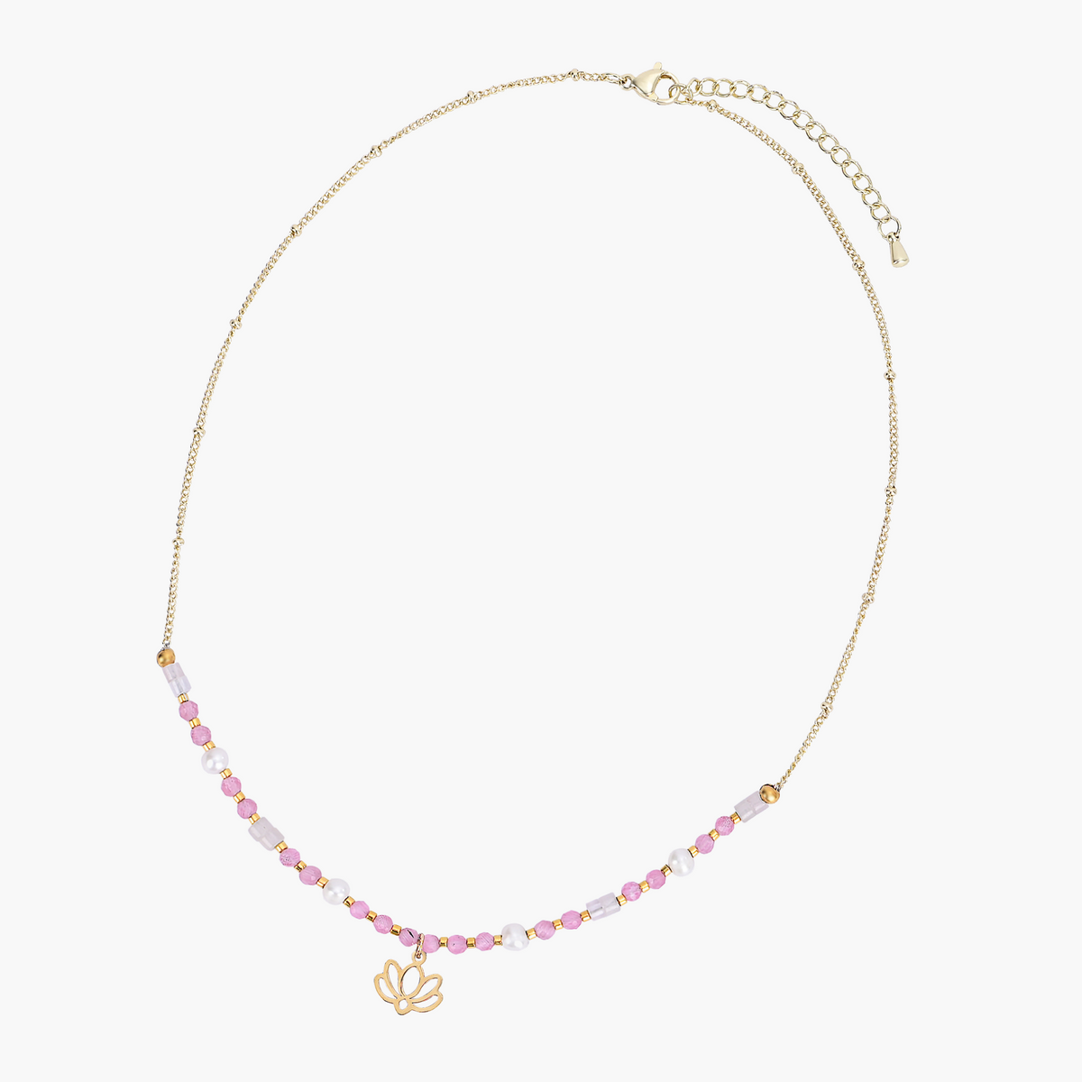 Blush Lotus Serenity Necklace