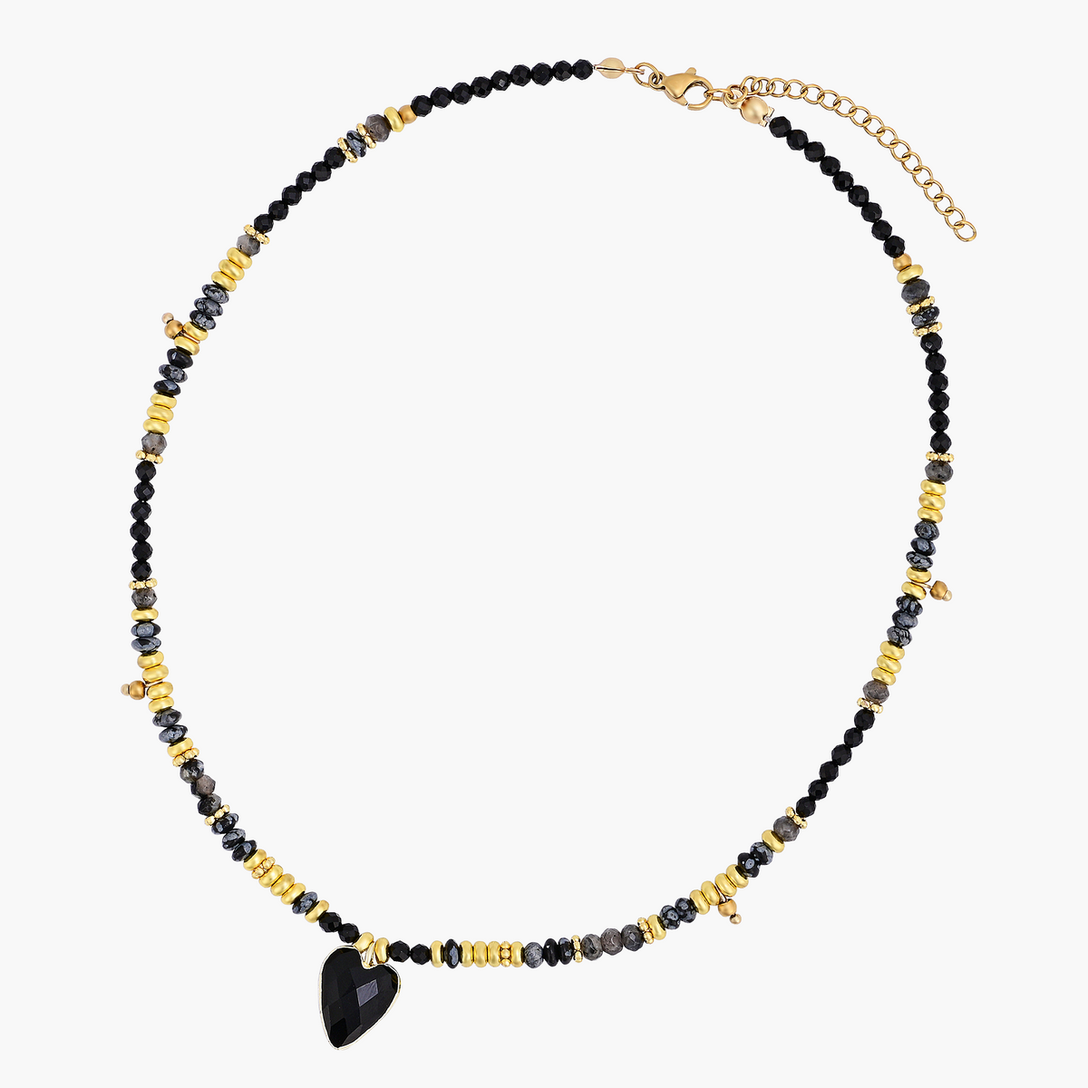 Agate Love Charm Necklace