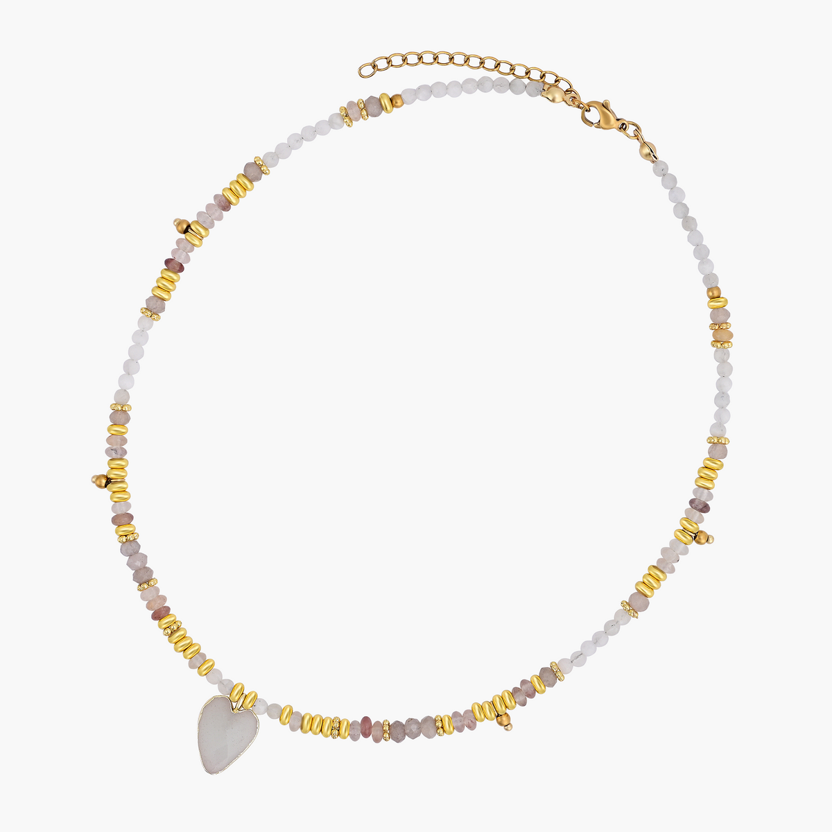 Moonstone Love Charm Necklace