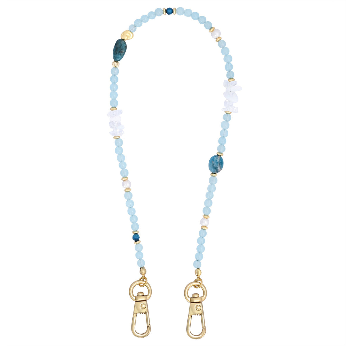 Blue Agate Breeze Phone Chain