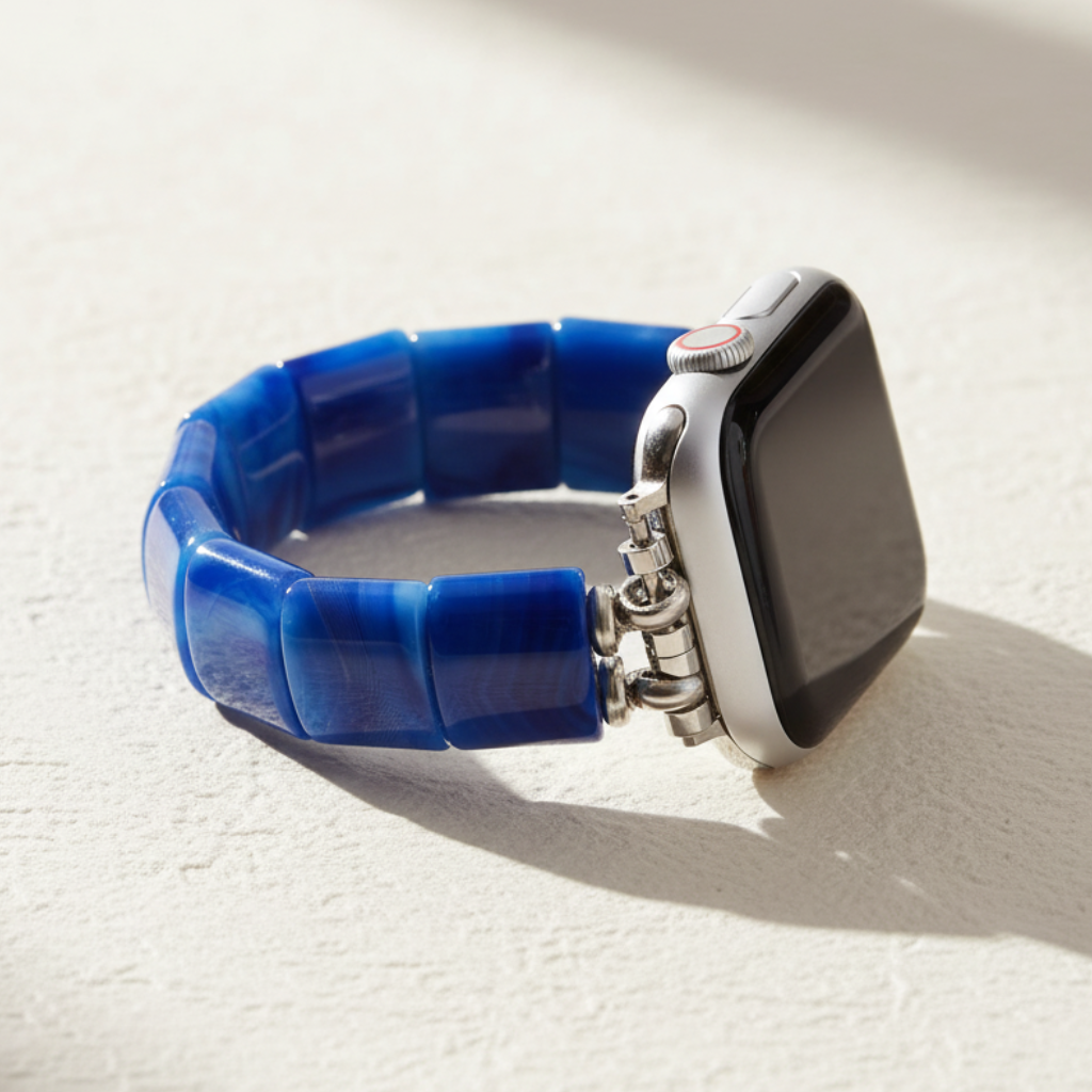 Oceanic Bliss Stretch Apple Watch Strap