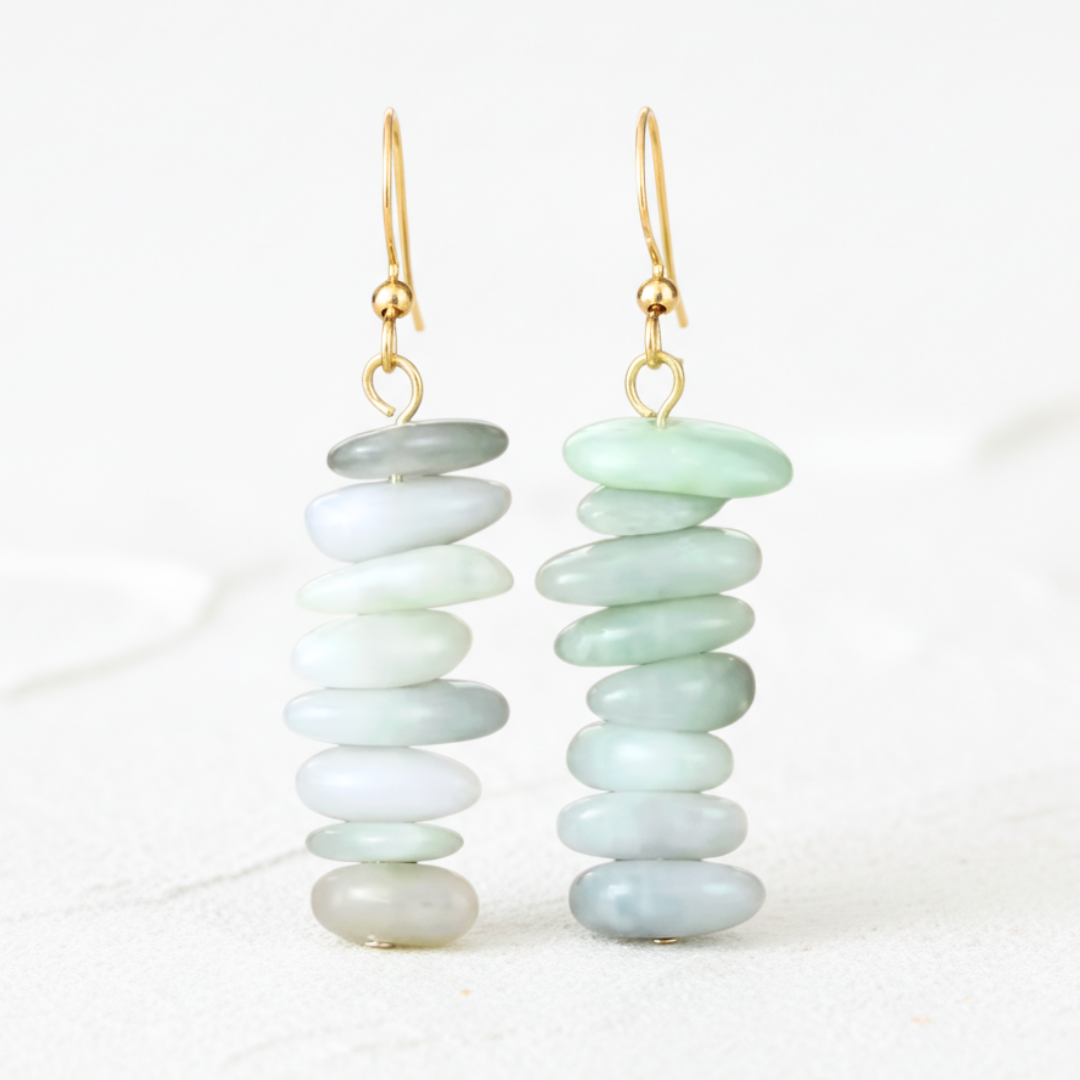 Tranquil Tide Stone Earrings