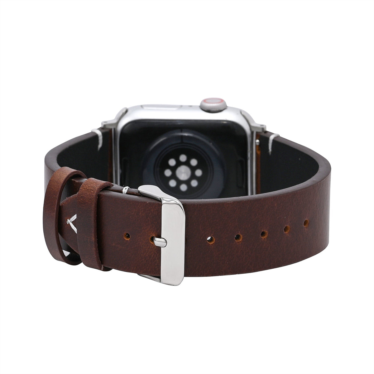 Men’s Brown Leather Apple Watch Strap