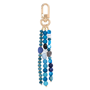 Blue Agate Harmony Bag Charm