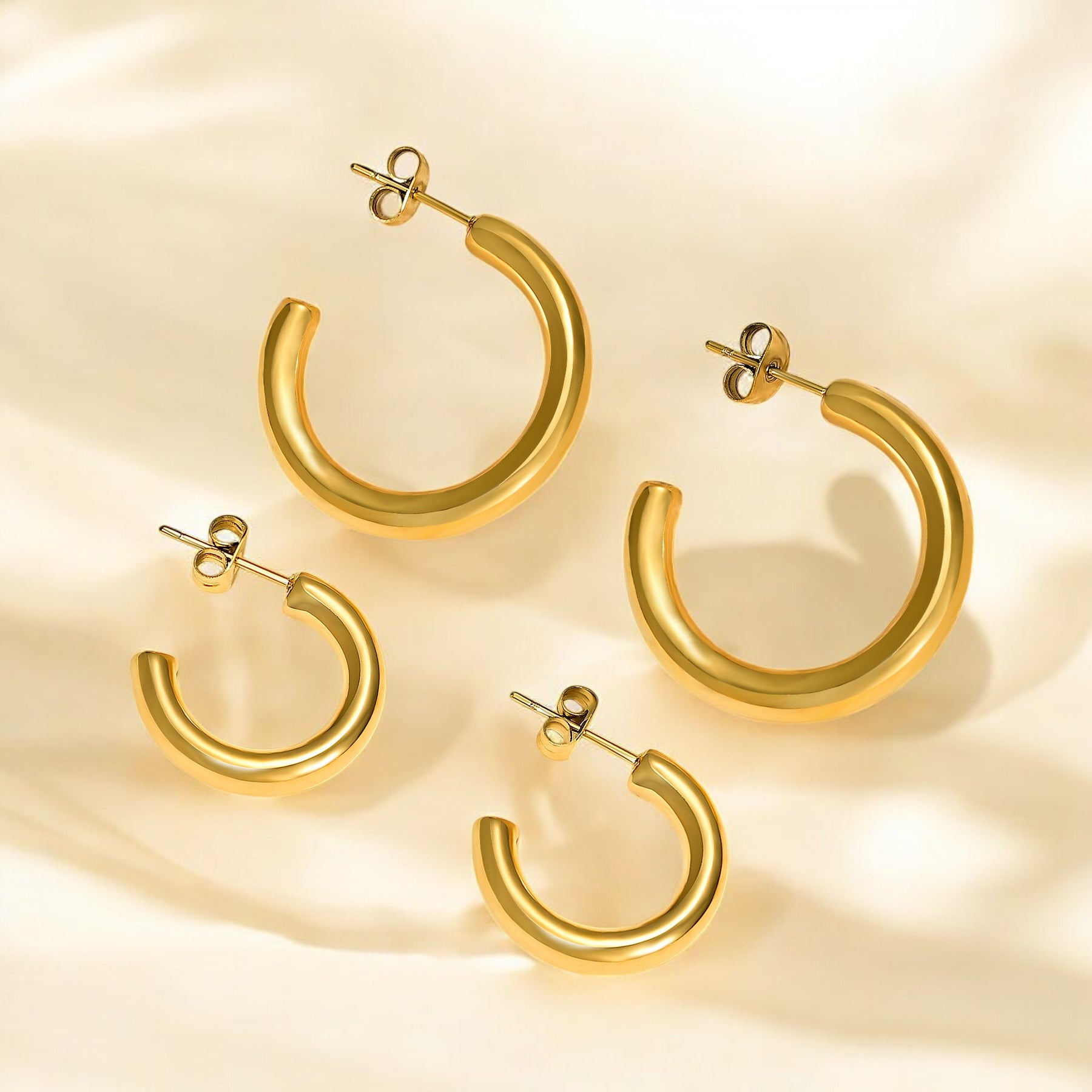 Chic Luxe Hoop Earrings