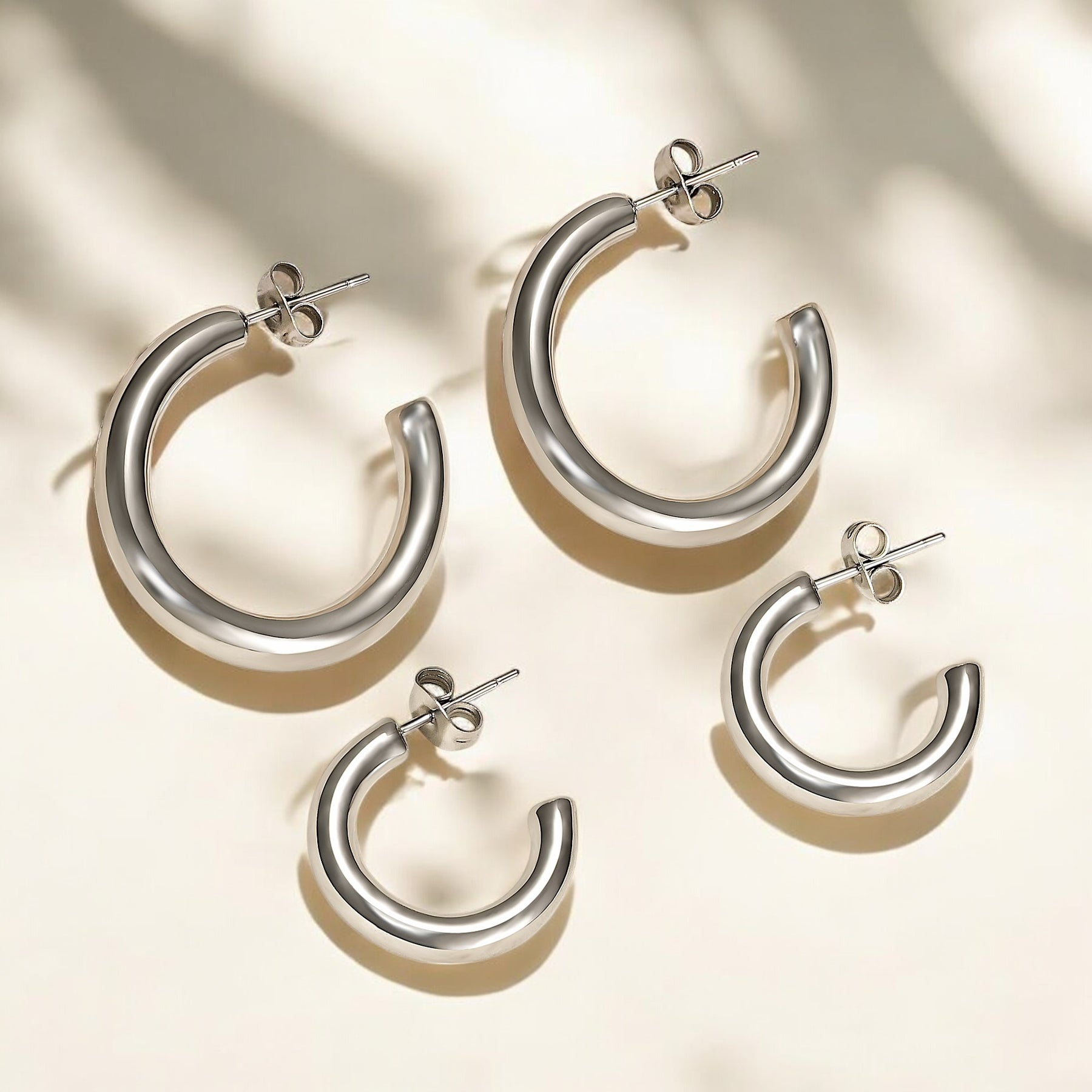 Chic Luxe Hoop Earrings