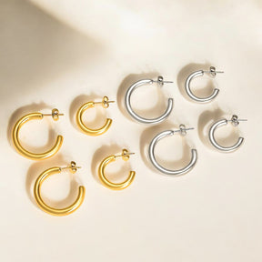 Chic Luxe Hoop Earrings