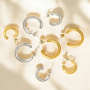 Chic Luxe Hoop Earrings