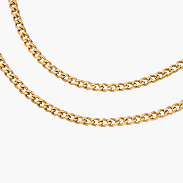 Cuban Chain (Gold) 4mm