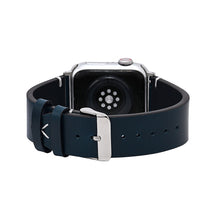Men’s Black Leather Apple Watch Strap