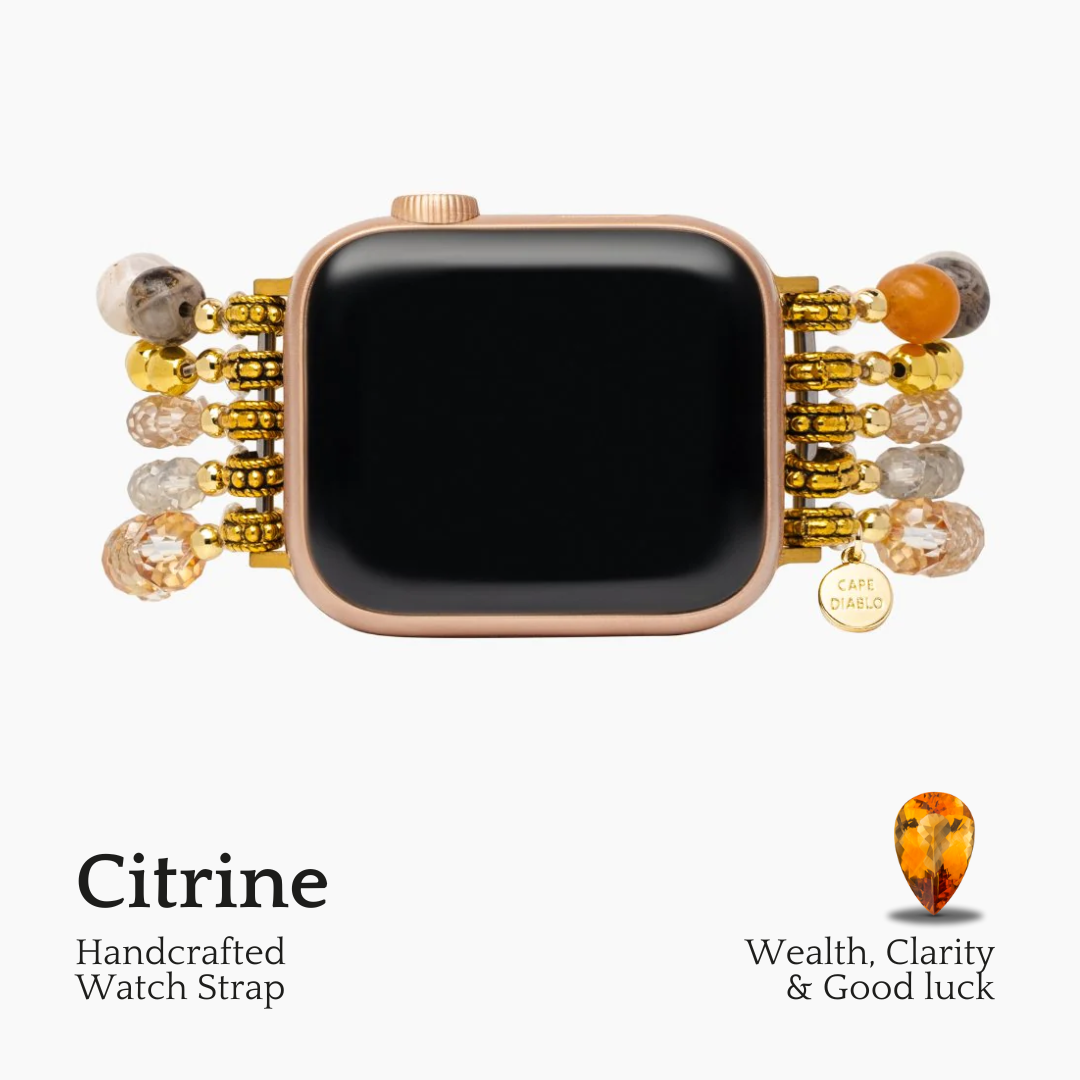 Dark Champagne Stretch Apple Watch Strap