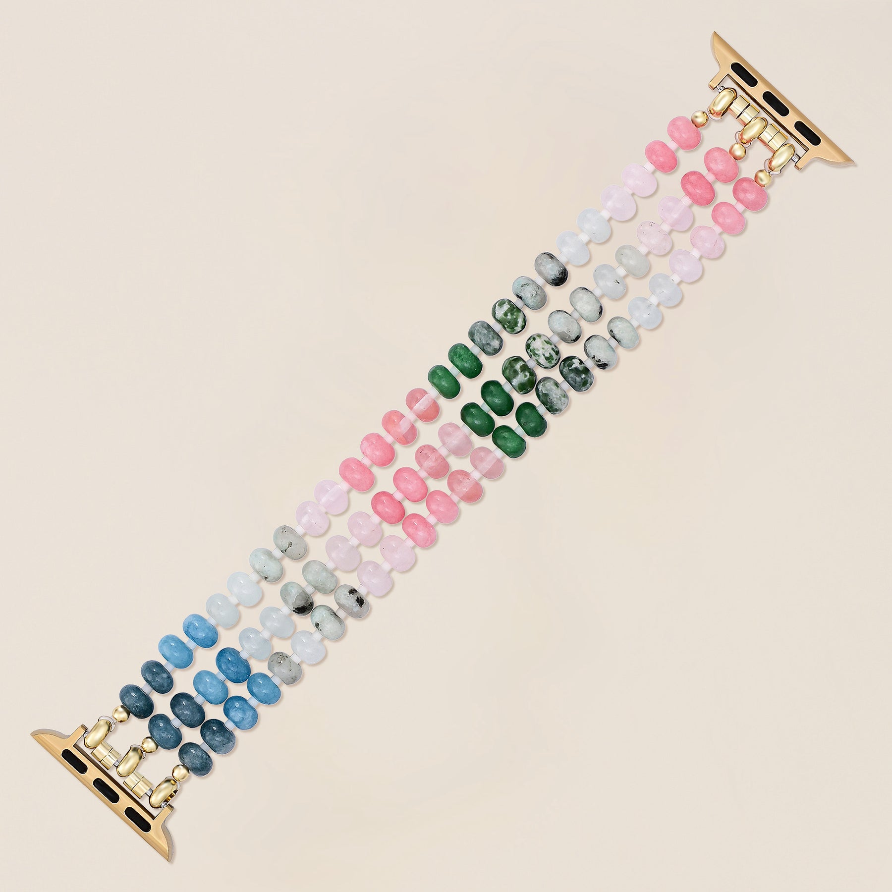 Pastel Dream Stone Stretch Apple Watch Strap