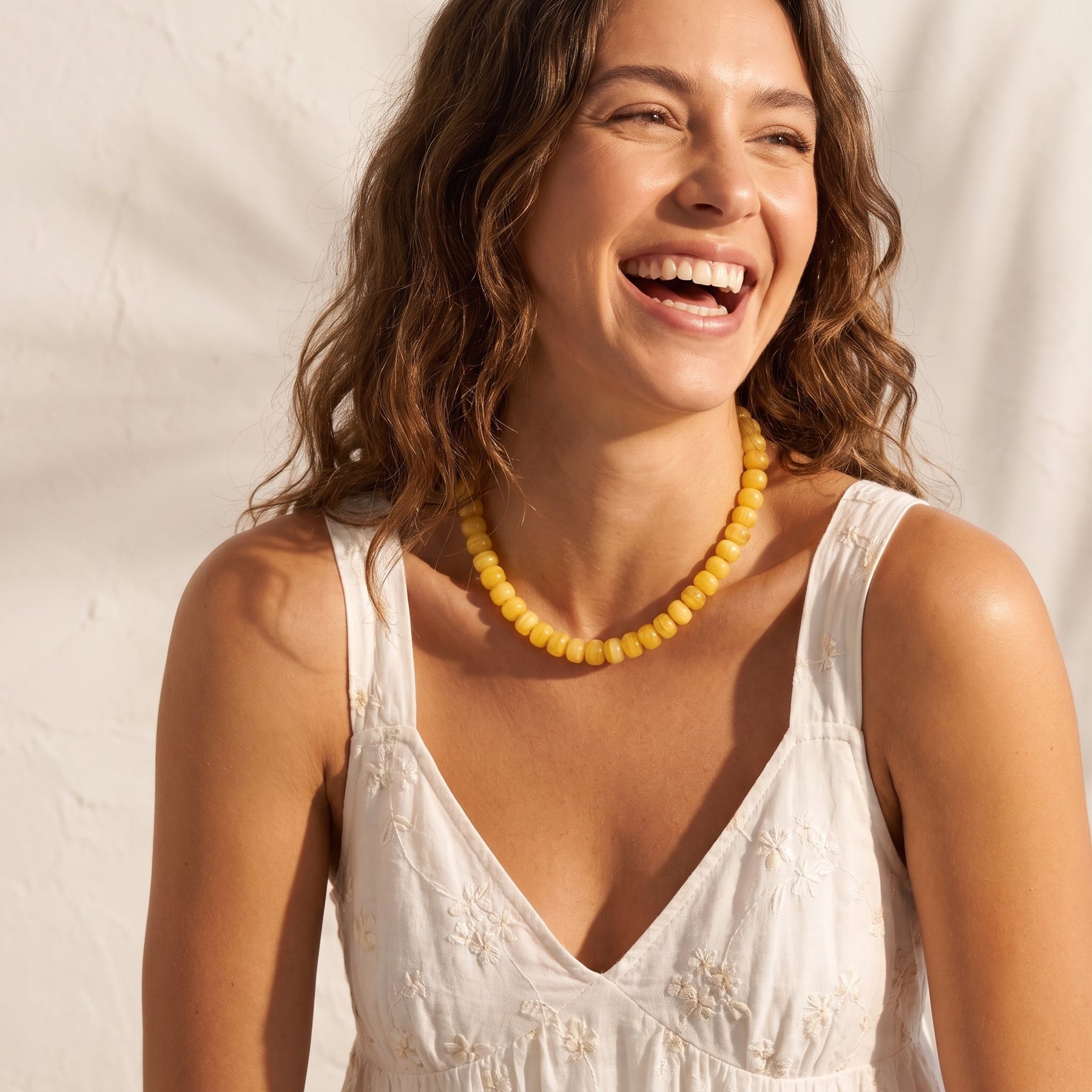 Chunky Honey Glow Necklace