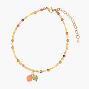 Sunfire Glow Agate Anklet