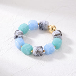 Ocean Mist Mixed Chunky Bracelet