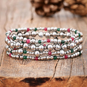 Christmas Silver Magic Bracelet Set