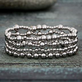 Platinum Demure Bracelet Set