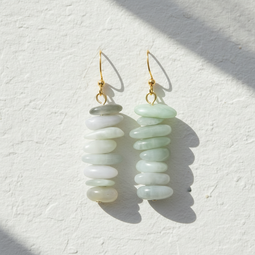 Tranquil Tide Stone Earrings