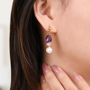 Amethyst Glow Earrings