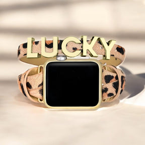 Lucky Safari Leather Apple Watch Strap