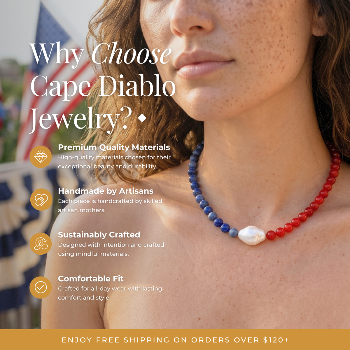 America's 250th Heritage Necklace