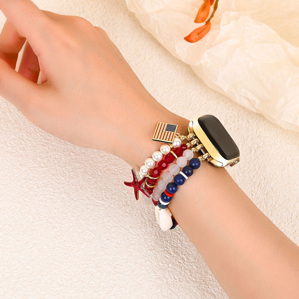 American Dream Stretch Apple Watch Strap