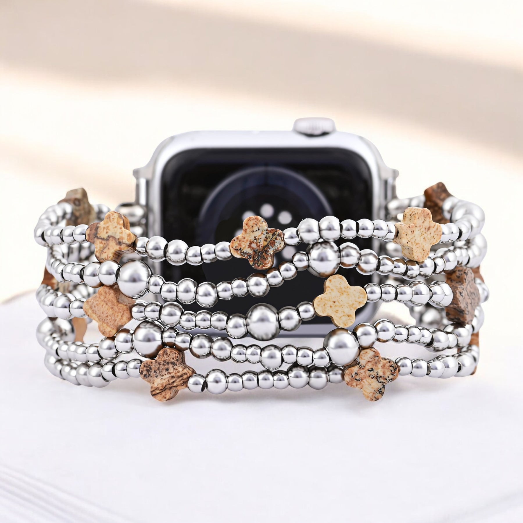 Ethereal Sands Cross Stretch Apple Watch Strap