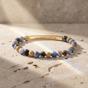 Secret Message Multicolor Stone Bracelet
