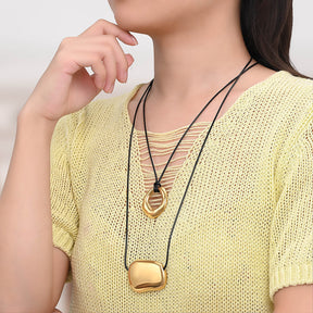 Golden Wave Necklace