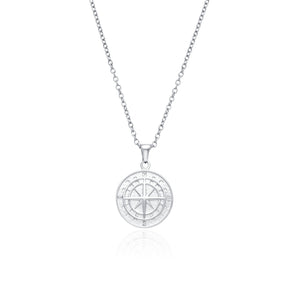 Compass Pendant (Silver)