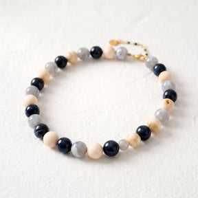 Chunky Brown Beaded Necklace