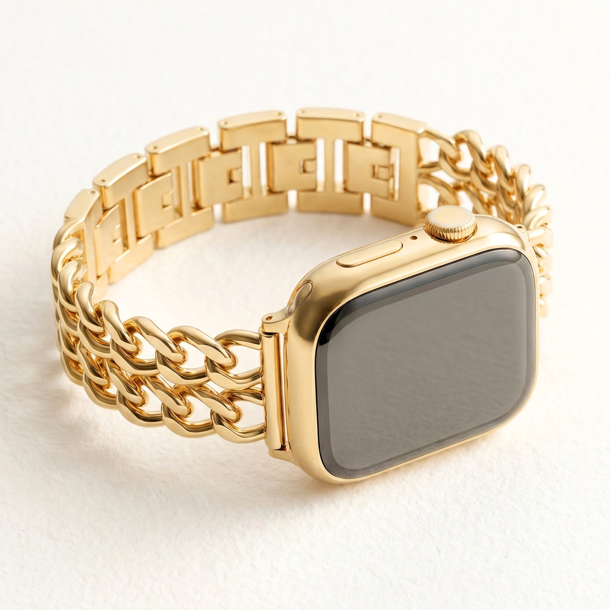 Gold Curve Luxury Apple Watch Strap